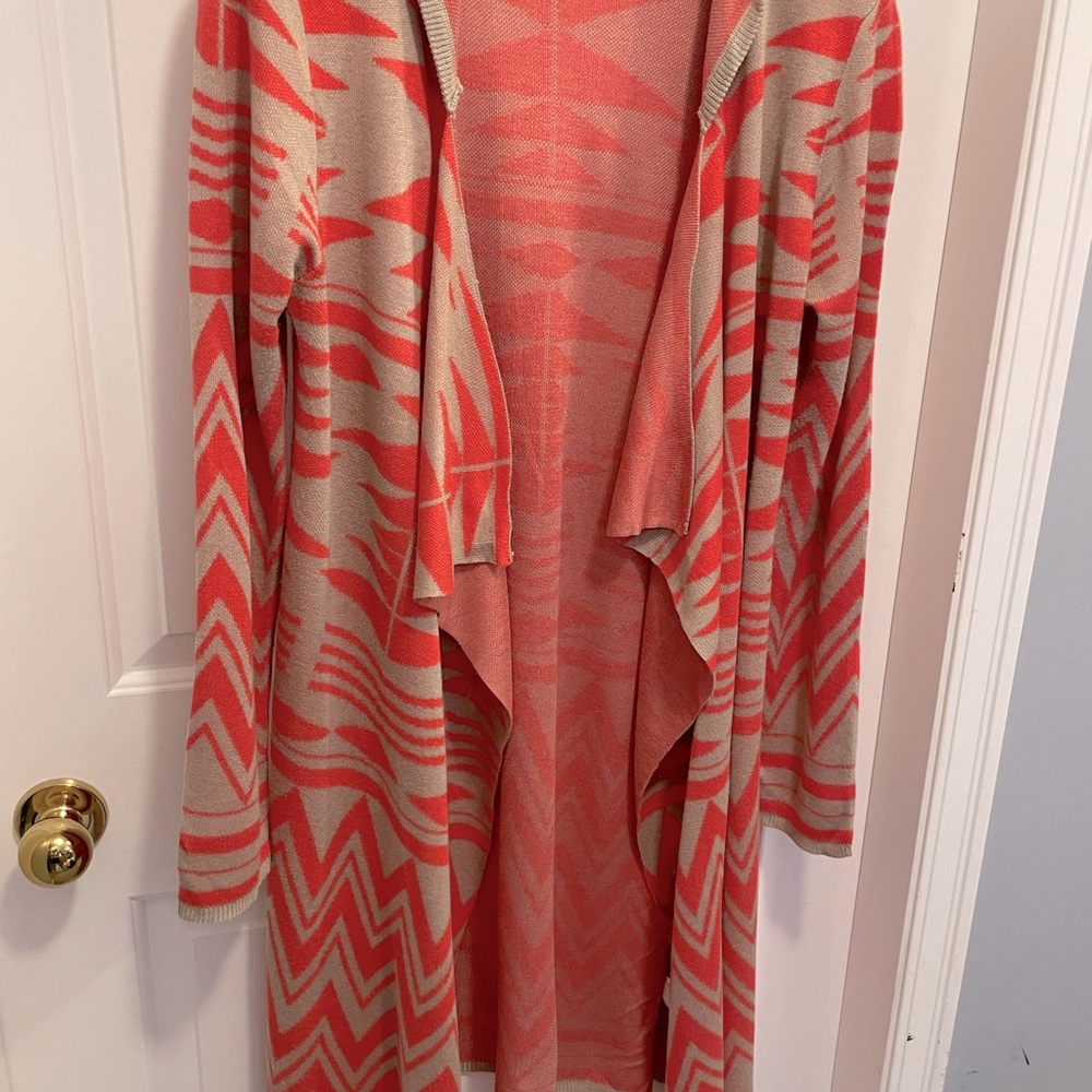 Vibrant Summer duster cardigan, Medium